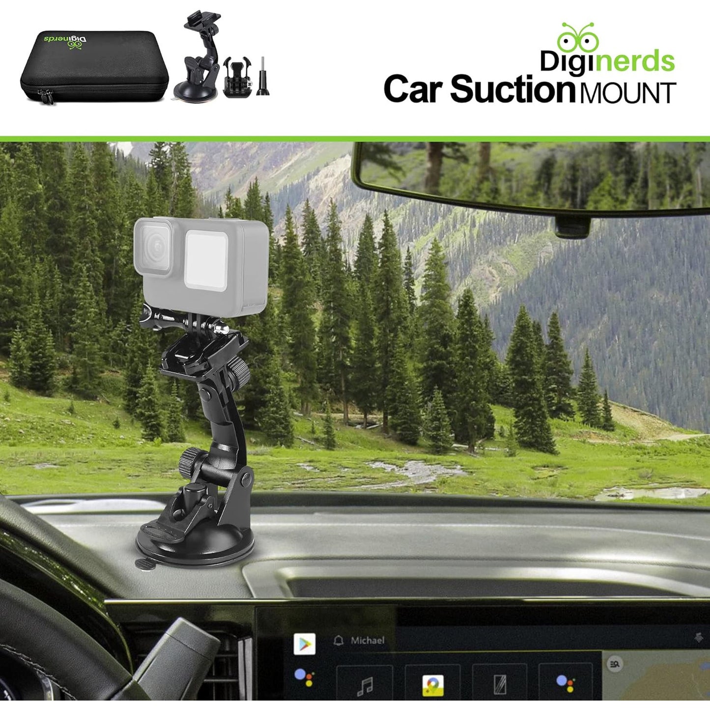 DigiNerds 50-in-1 Action Camera Accessory Kit for GoPro, Insta360, DJI