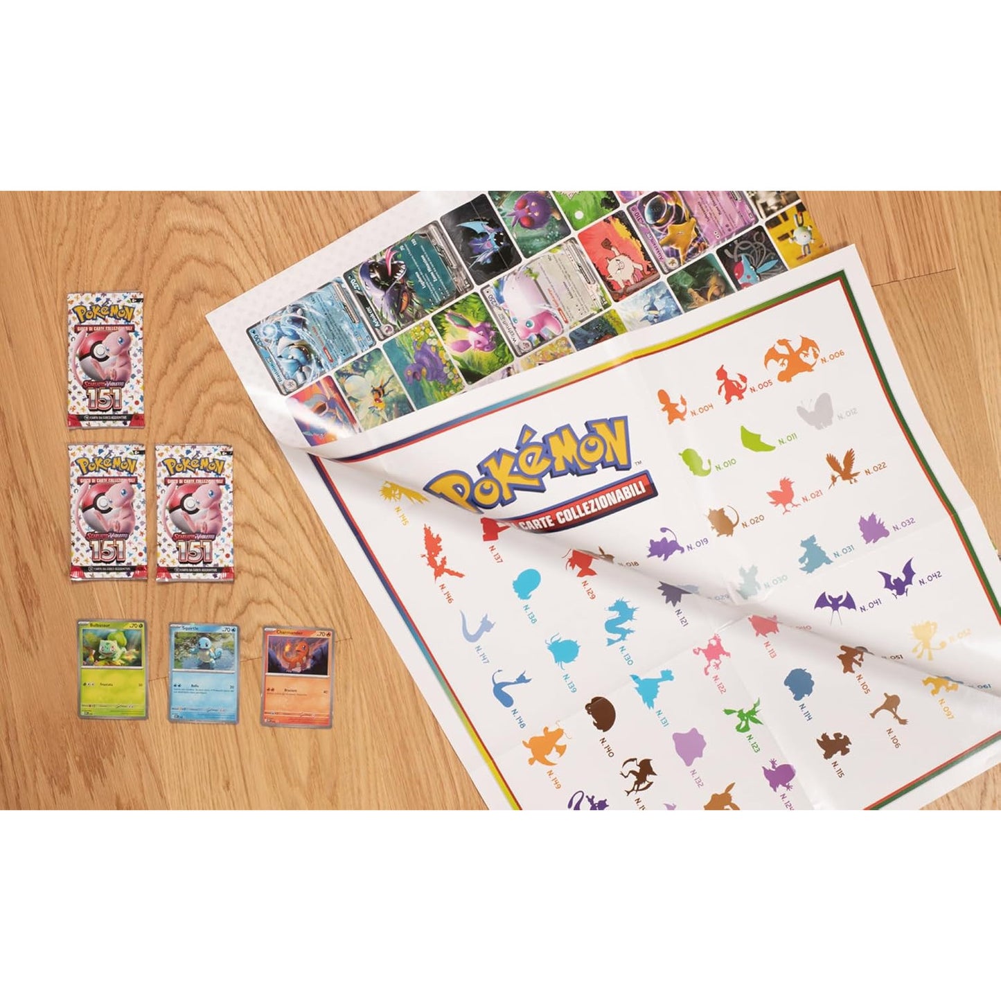 Pokémon Poster Collection Scarlet & Violet 151 with Holographic Cards