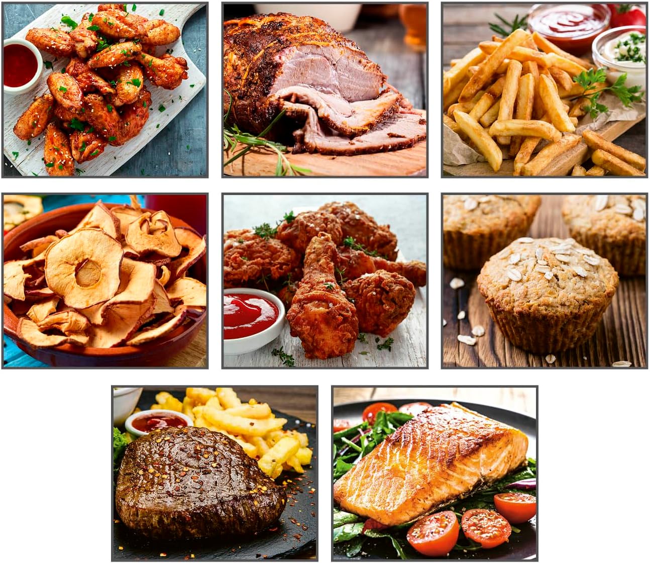 GOURMETmaxx 4.5L 1400W Digital Hot Air Fryer with 8 Programs
