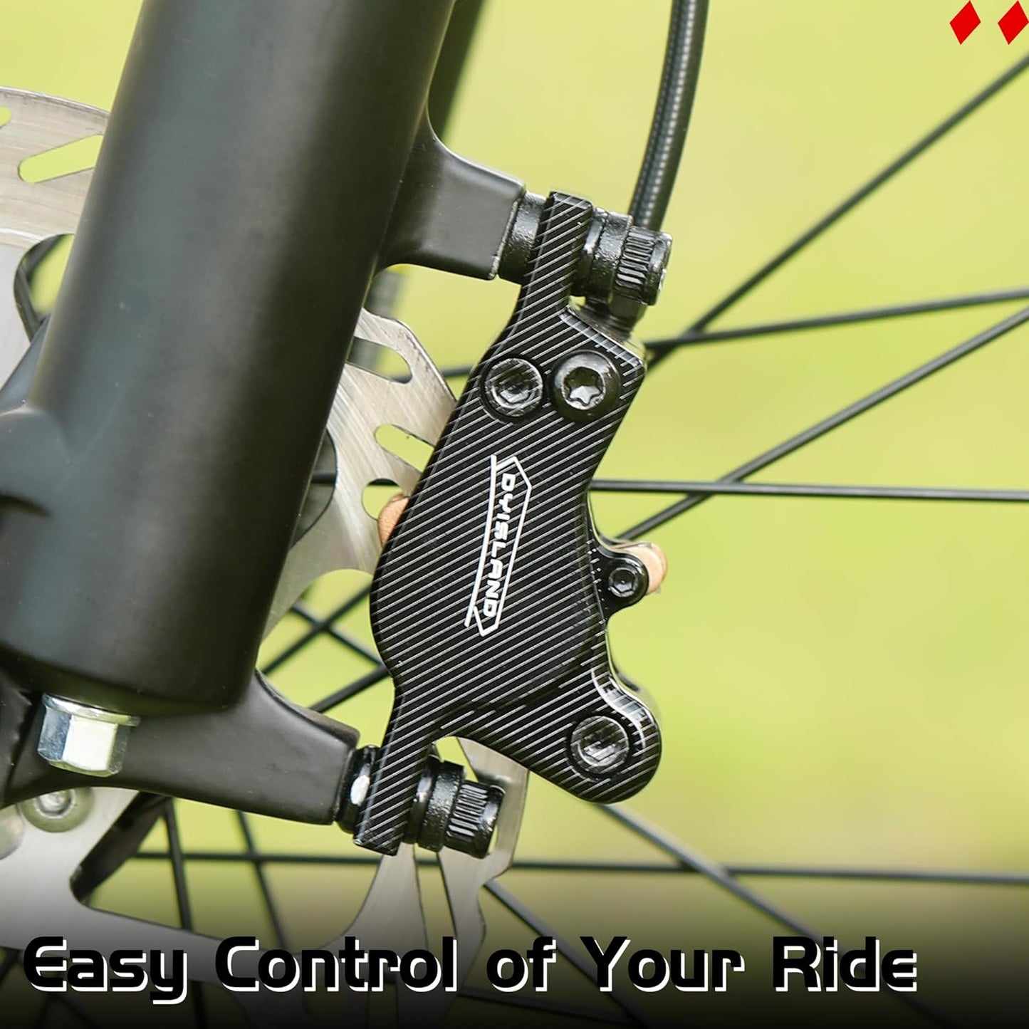 LD-200 2-Pistons Hydraulic Disc Brake Set for E‑Bike Front Left Side