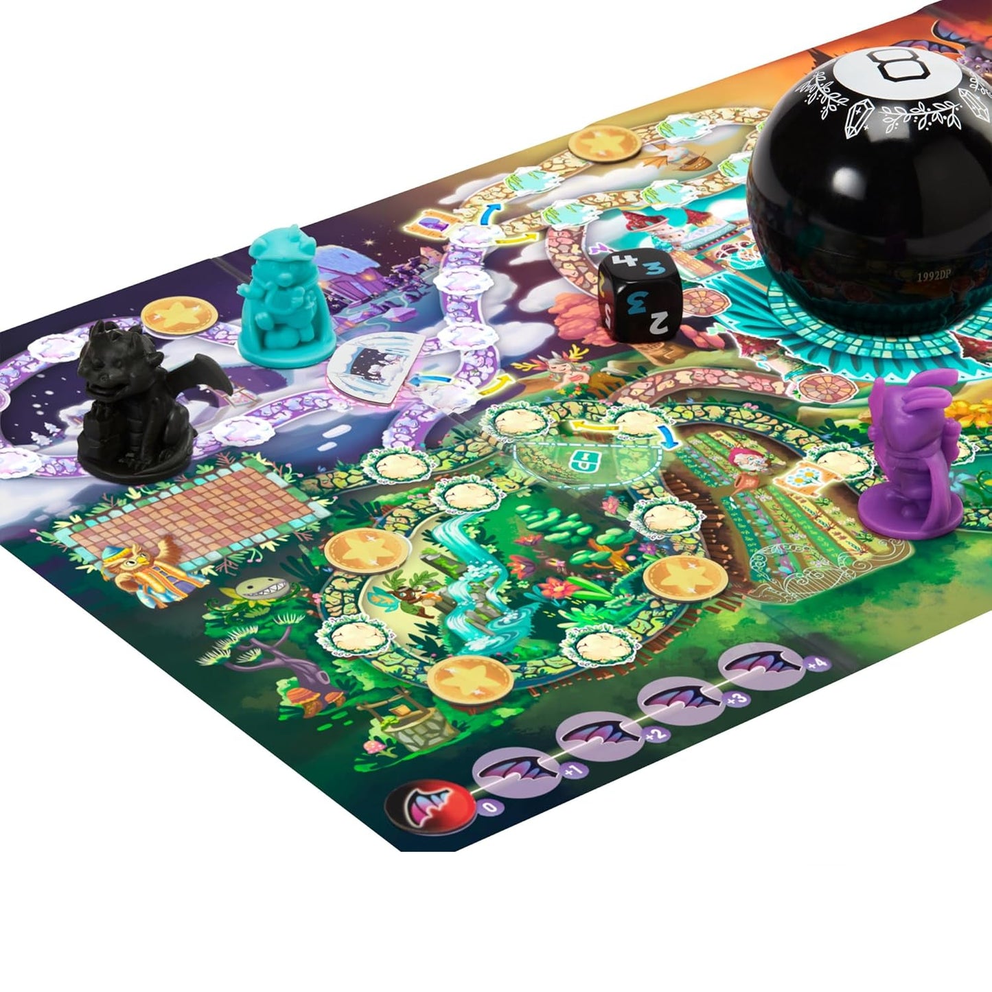 Mattel Magic 8 Ball Magical Encounters Cooperative Board Game