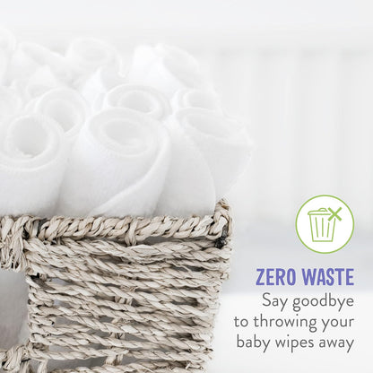 Bambino Mio Reusable Baby Wipes – Eco‑Friendly, Washable, Pack of 10