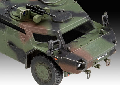 Revell Fennek Scout Truck Model Kit - Detailed 1:72 Military Reconnaissance Vehicle