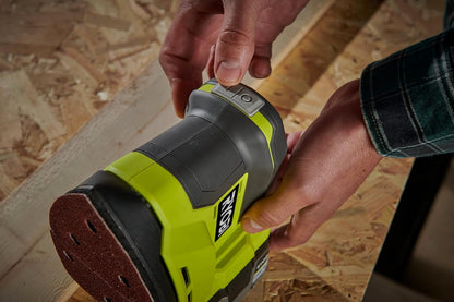 Ryobi 18V ONE+ Cordless Corner Palm Sander – Compact Triangular Pad
