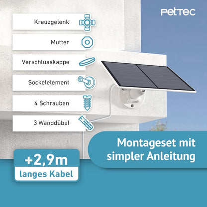 Solar Pet Cam Charging Panel