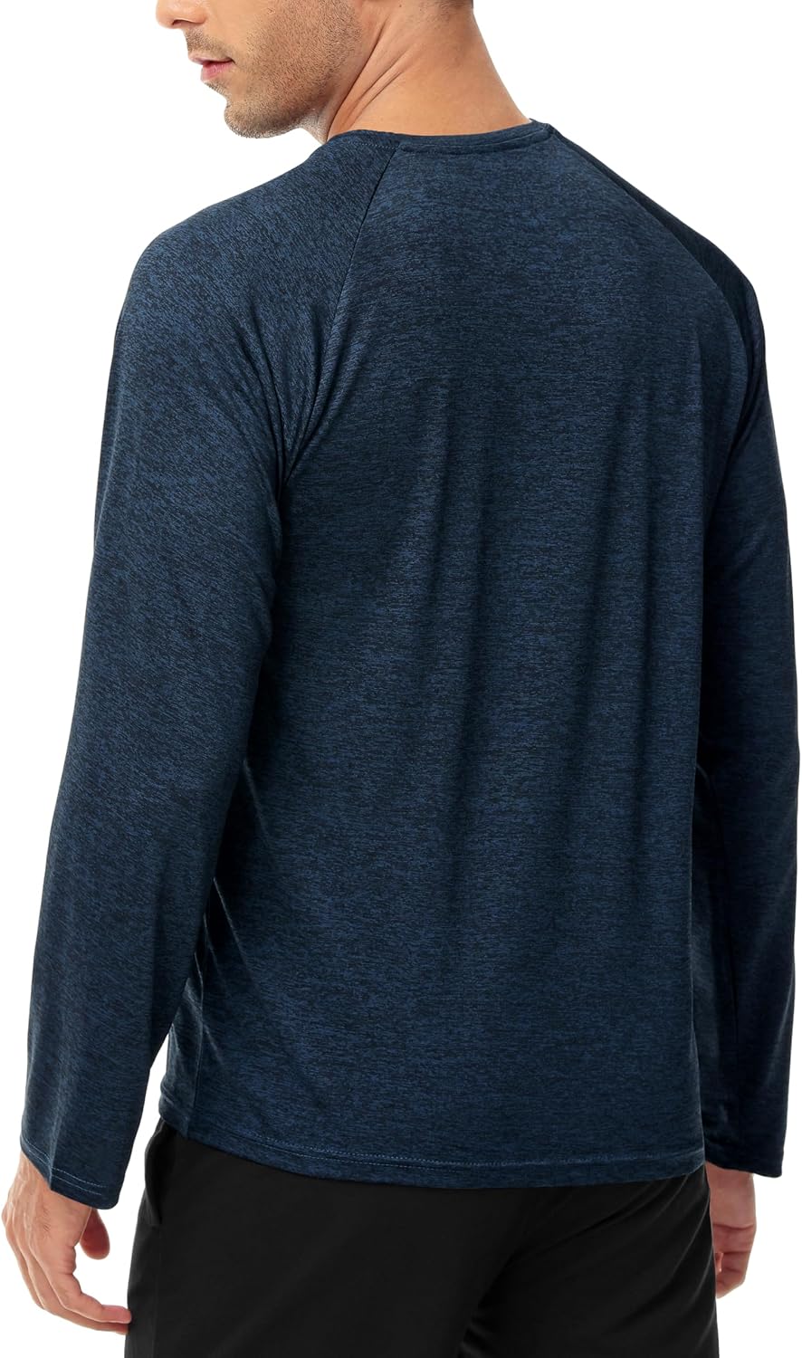 Men's Dry Fit Moisture Wicking Long Sleeve Athletic T-Shirts 3-Pack