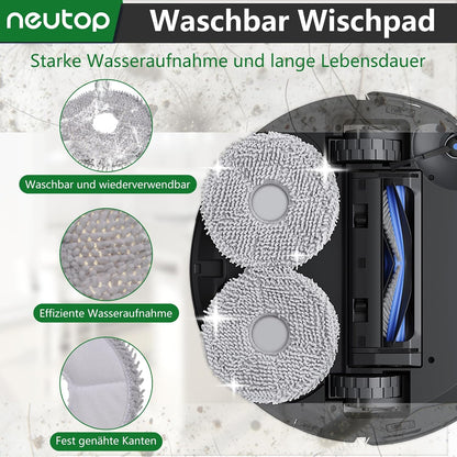 neutop Vacuum Cleaner Accessories for ECOVACS Deebot T30C 18 Pcs