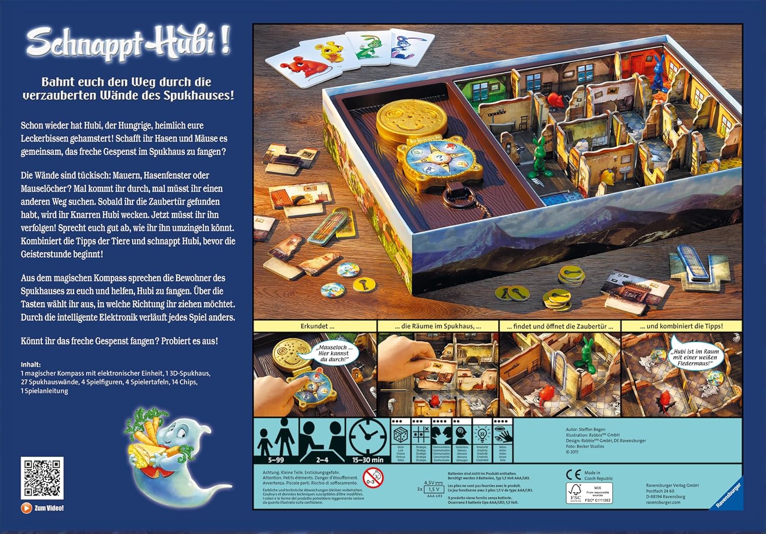 Ravensburger Get Hubi Board Game – Family Strategy Adventure for Kids