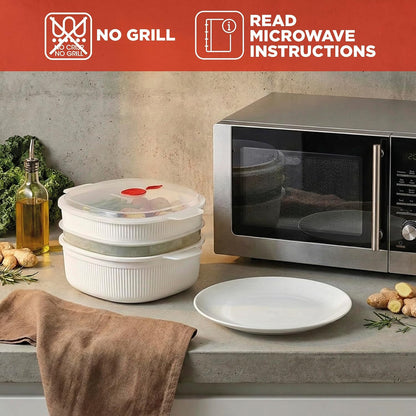 Snips 000851 Microwave Steamer 4L White