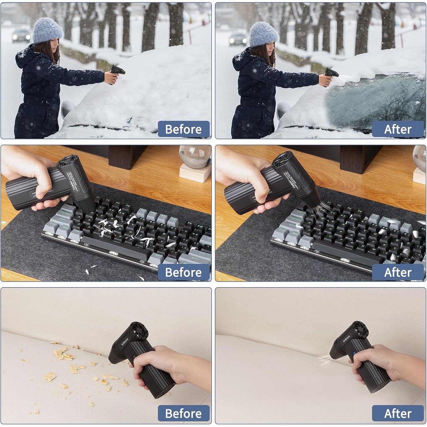 Koilboane Brushless Cordless Air Duster 8000mAh Portable Blower