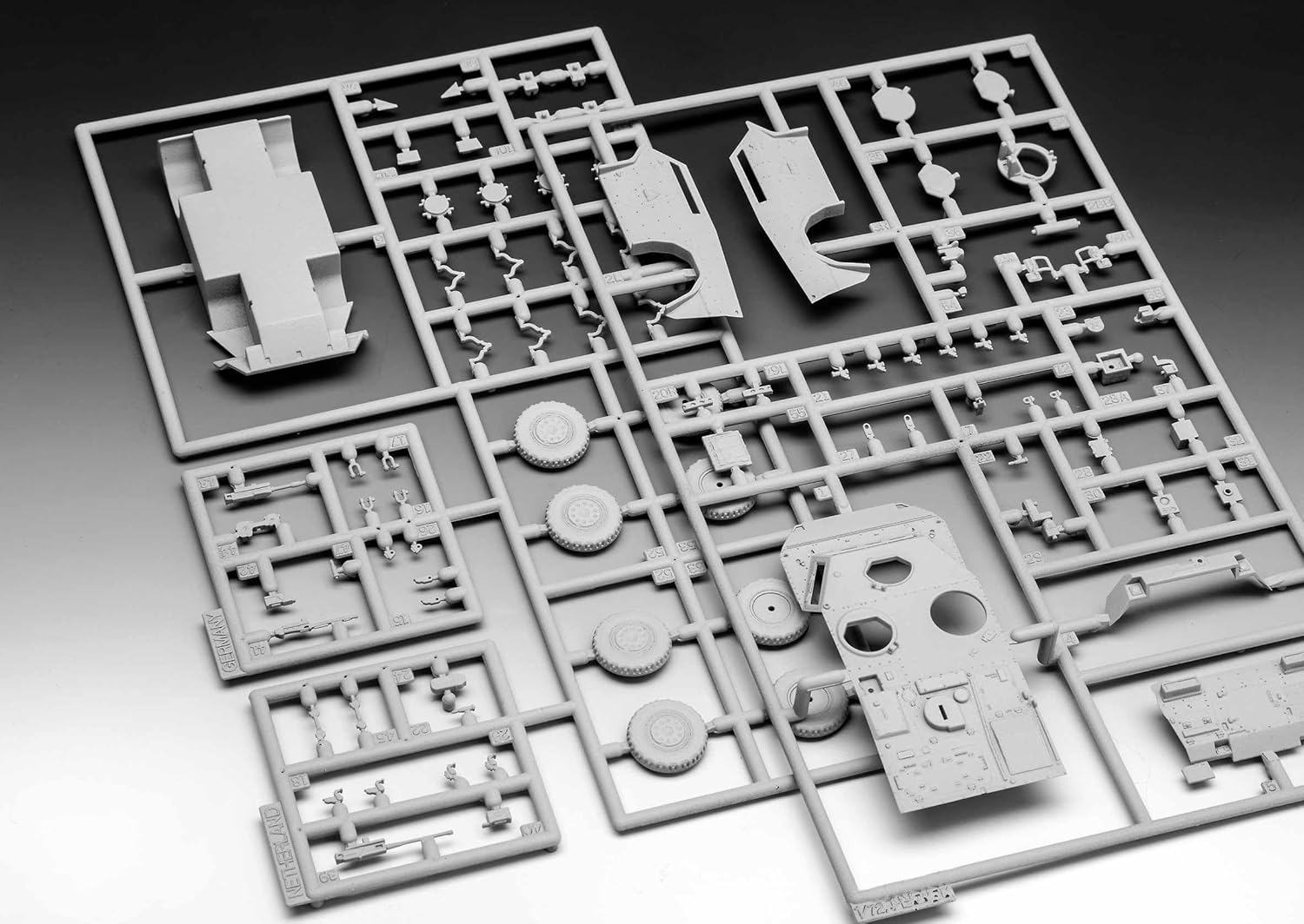 Revell Fennek Scout Truck Model Kit - Detailed 1:72 Military Reconnaissance Vehicle