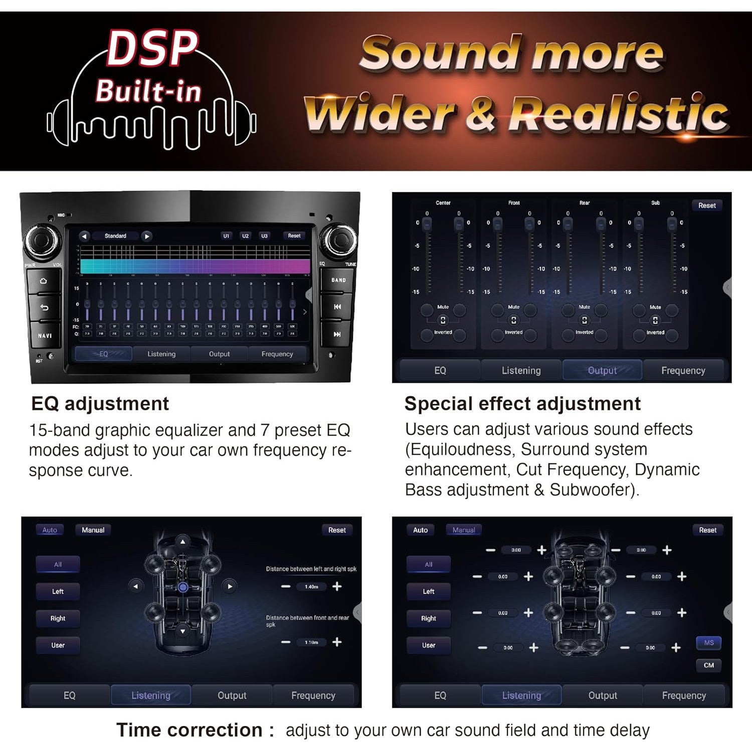 Amaseaudio Android 14 7-Inch Car Stereo with Wireless CarPlay