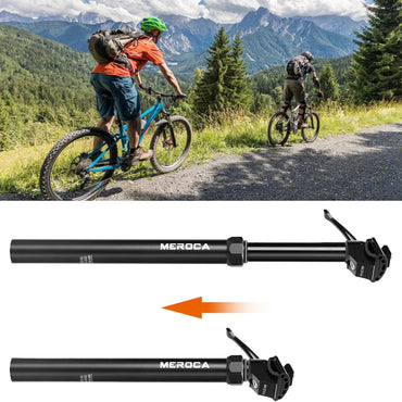 Adjustable 125mm Dropper Seatpost with Hydraulic Lock for Mountain Biking