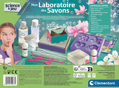 Clementoni Science & Play: Mon Laboratoire des Soaps – Colourful Scented Soap Kit for Kids