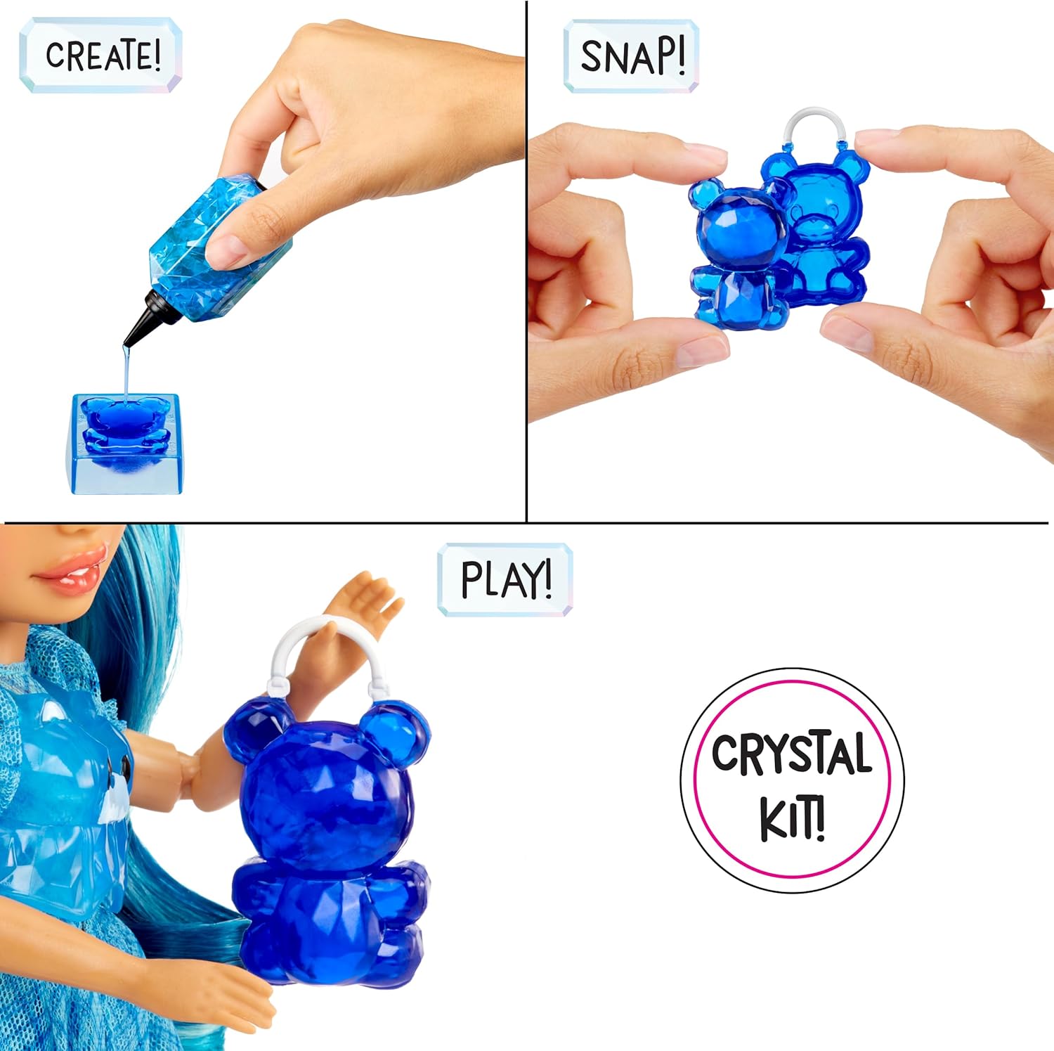 Rainbow High Skyler Crystal Fashion Doll with DIY Accessory Kit