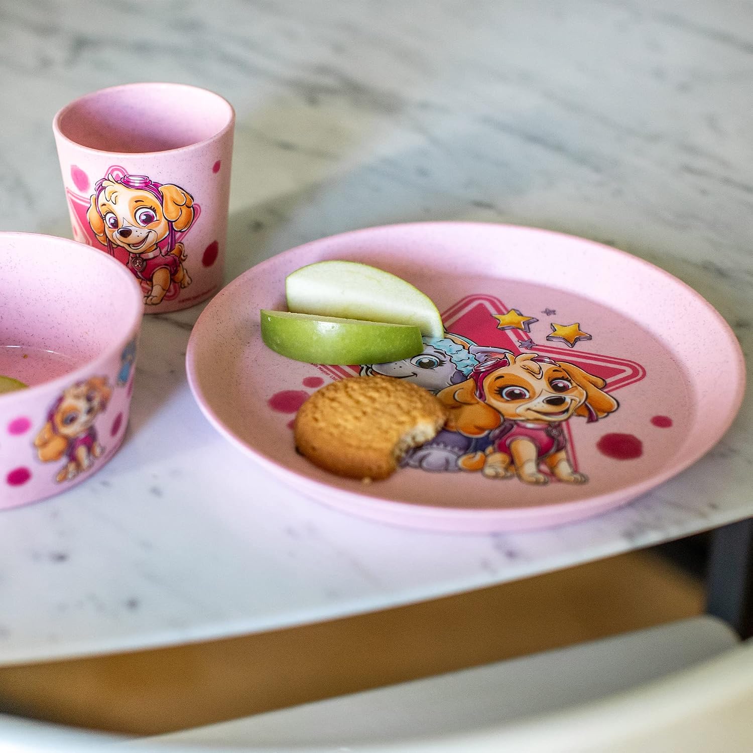 Koziol Bio-Circular Connect Set Paw Patrol Dish Bowl Cup