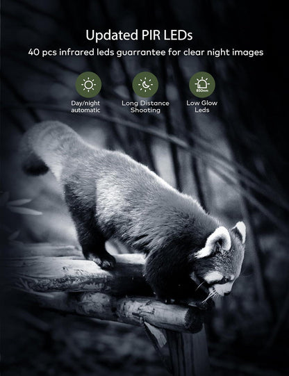 CEYOMUR 4K UHD 36MP Trail Camera with Night Vision & Motion Activation - Gomix Brands Outlet