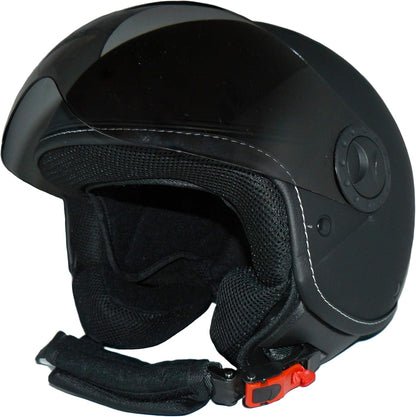 protectWEAR Jet Helmet H710 Matte Black Open‑Face Motorcycle Helmet XL
