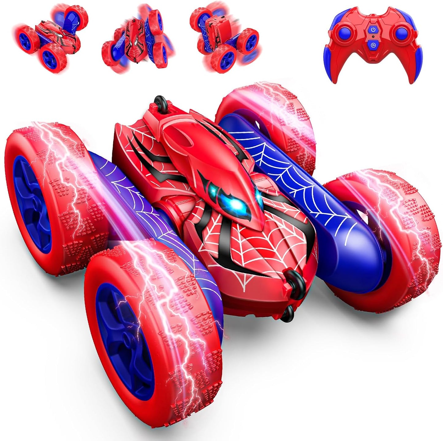 Excitobo Remote Control Car 4WD 360° Flip Rechargeable Drift RC Stunt Car for Kids Age 3-12