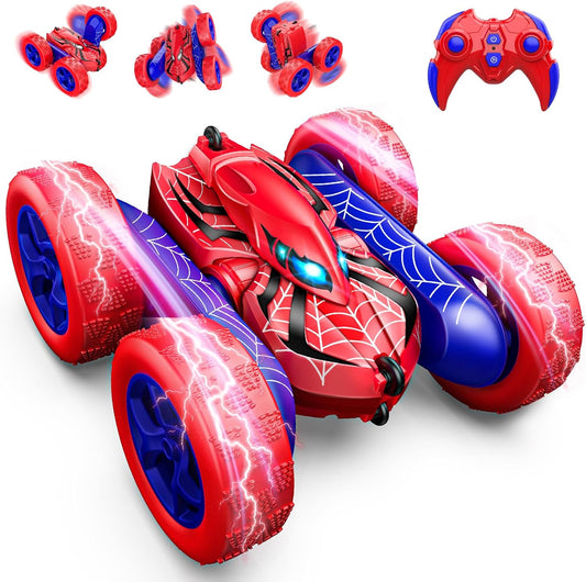 Excitobo Remote Control Car 4WD 360° Flip Rechargeable Drift RC Stunt Car for Kids Age 3-12
