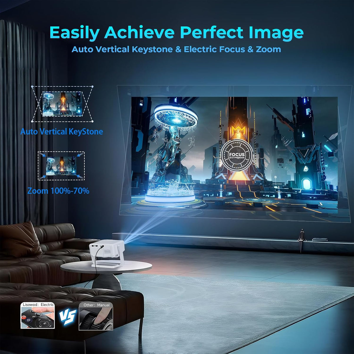Lisowod L02 Portable Projector
