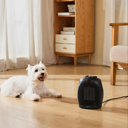 Amazon Basics Ceramic Space Heater 1800W Adjustable Thermostat Black DQ075 UK