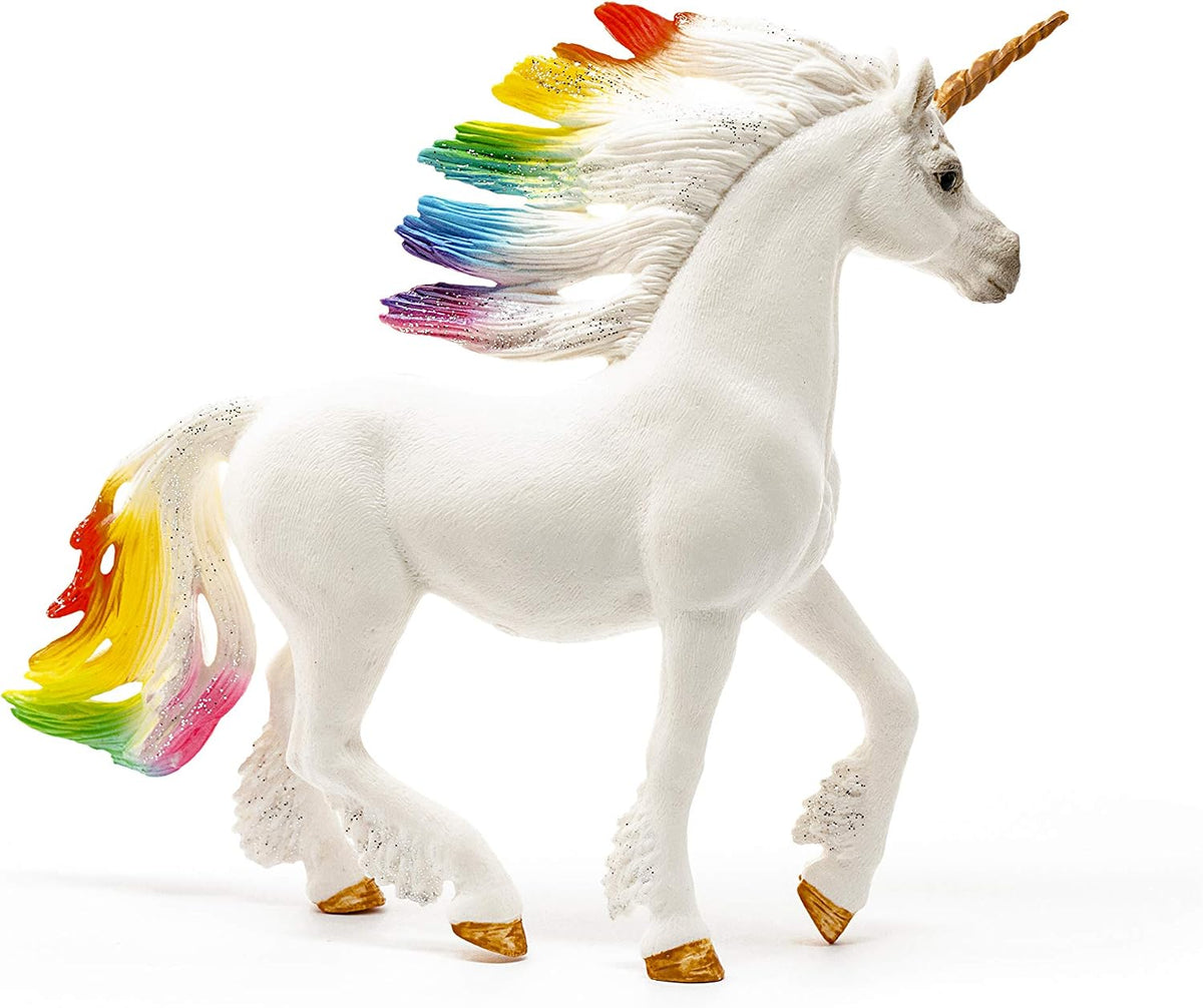 Schleich 70523 Rainbow Unicorn Stallion Animal Figure