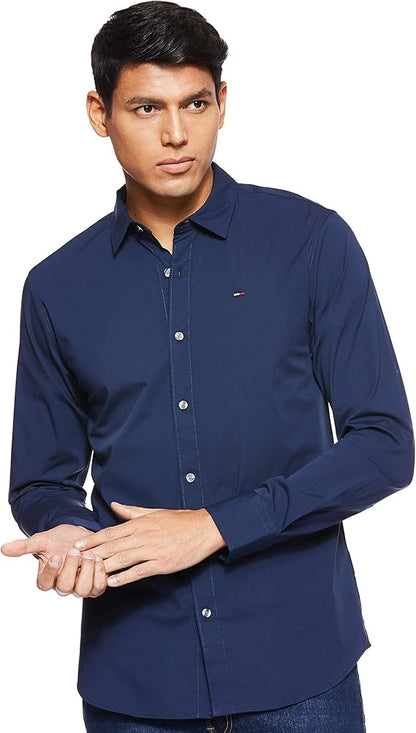 Tommy Jeans Men's Original Stretch Slim Fit Shirt