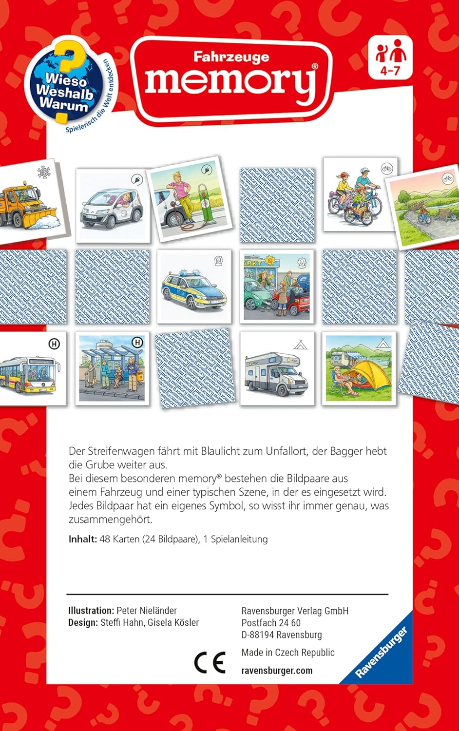 Ravensburger Vehicles Memory Game – Fun Learning Card Game