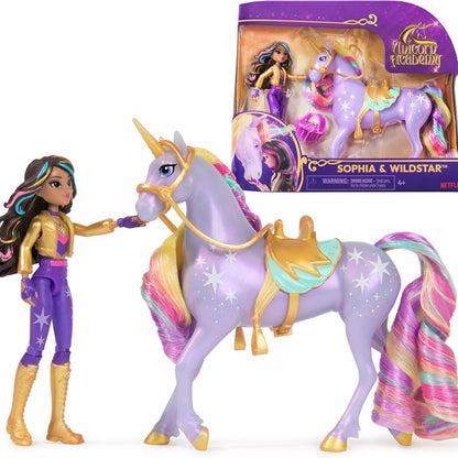 Unicorn Academy Sophia & Wildstar 12cm Articulated Figure Set