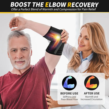 Ultimate Elbow Support Brace for Tendonitis, Tennis, Golf, and Weightlifting Pain Relief - Gomix Brands Outlet