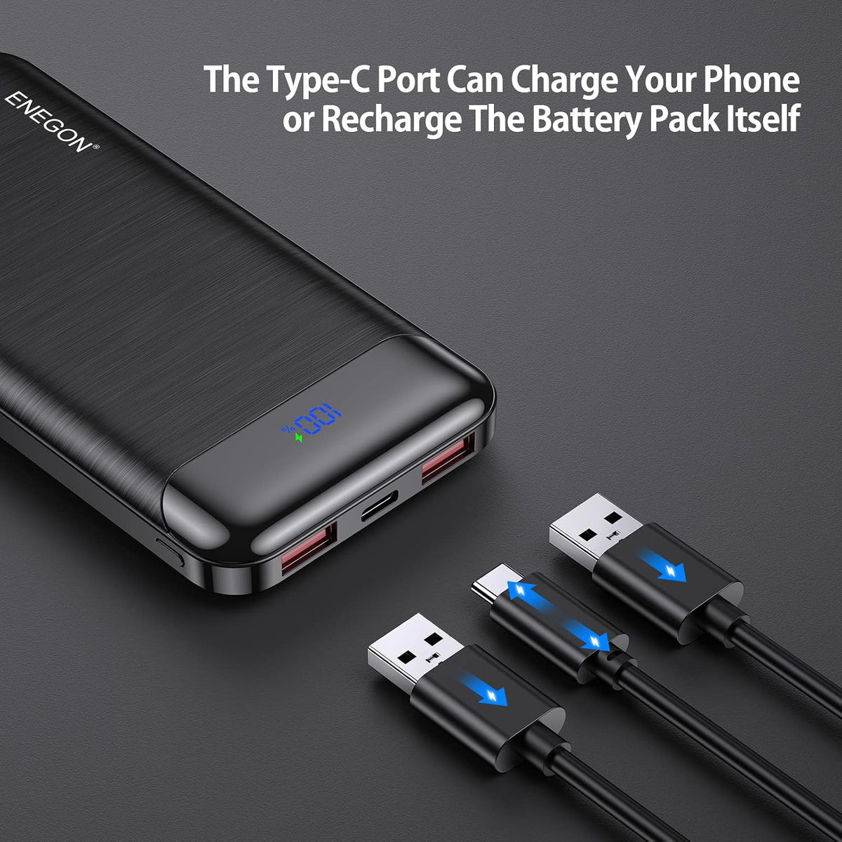ENEGON HYG039 10000mAh Portable Power Bank Charger