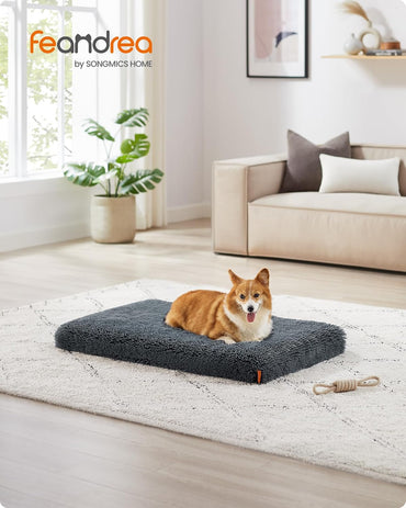 Feandrea Orthopedic Dog Bed, Fluffy Mattress with Washable Cover