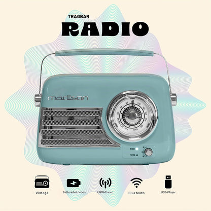 Madison Freesound-VR40BLU Retro Radio 30W
