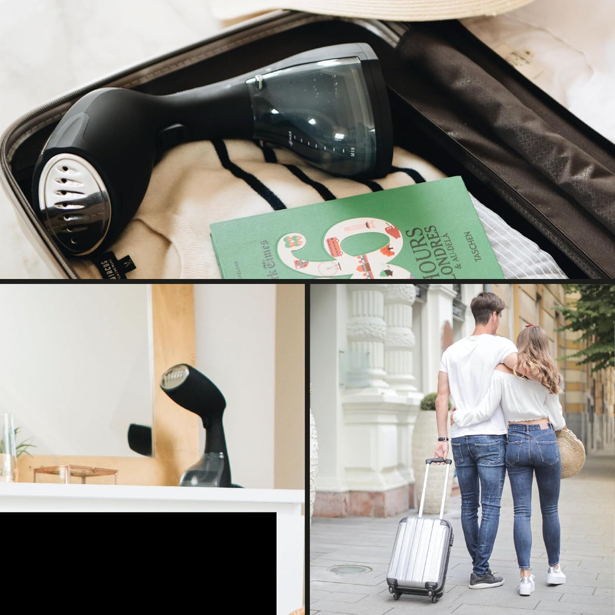 SteamOne EUTAC140B Garment Steamer Black 1400W 260ml