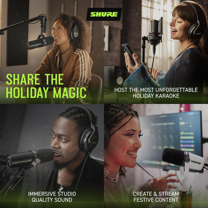 Shure SM7B Cardioid Dynamic Microphone for Podcasting and Recording