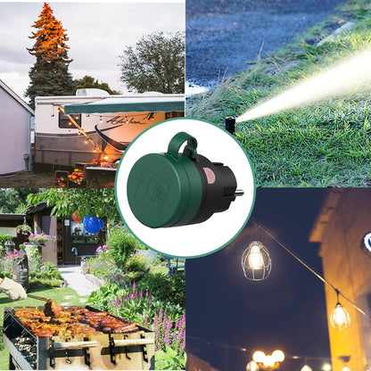 SURNICE IP44 Waterproof Wireless Outdoor Sockets 2300W 1
