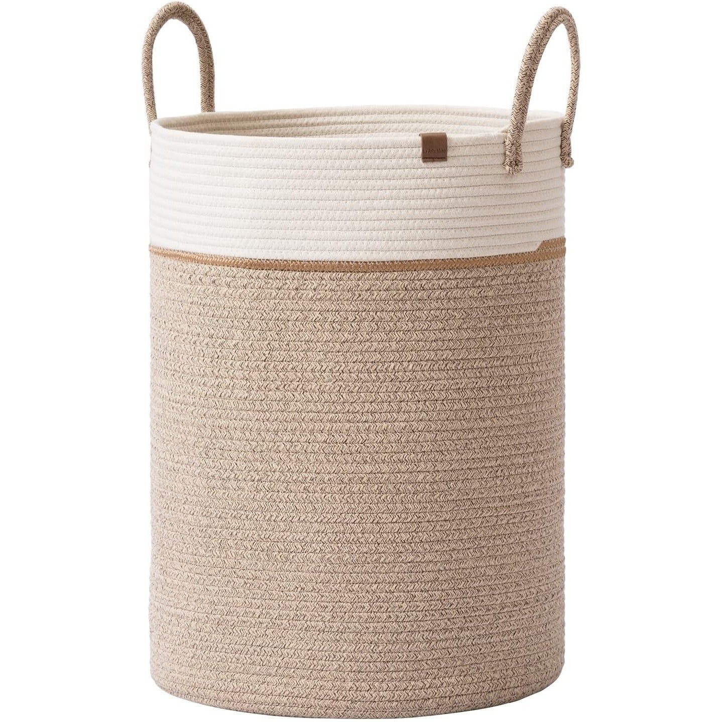 Braided Cotton Laundry Basket