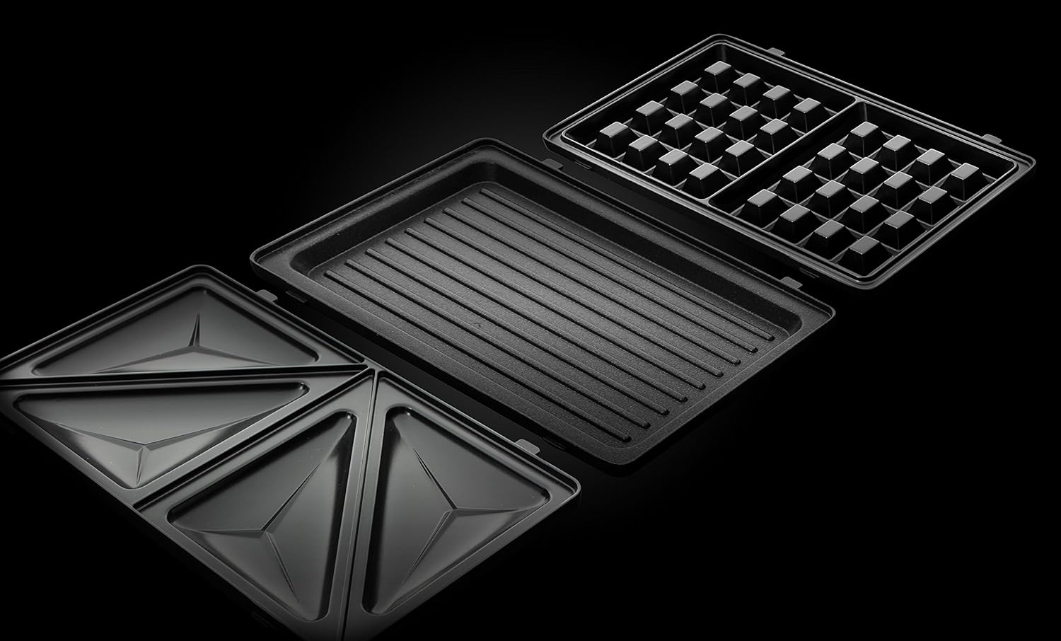 Russell Hobbs 3-in-1 Sandwich Toaster with Waffle & Grill Plates