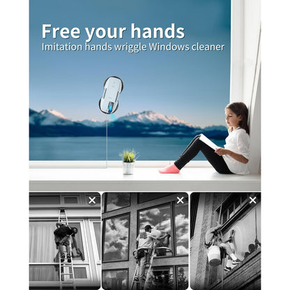 FMART T9Pro Intelligent Window Cleaning Robot with Ultrasonic Spray