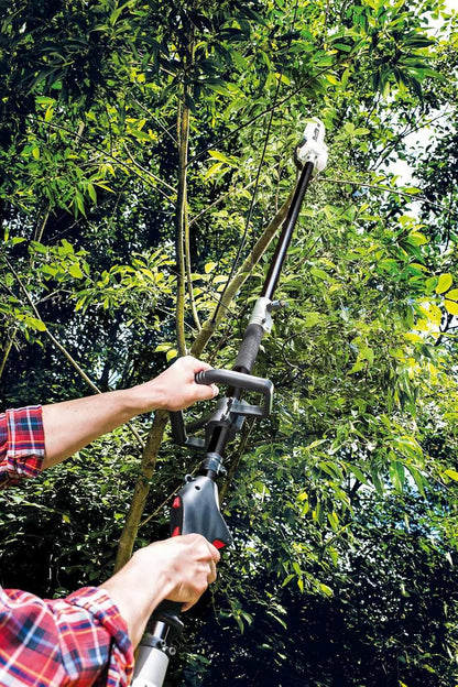 SCHEPPACH 4-in-1 Multi-Tool: Powerful 32.6cc Gas Engine, Versatile Garden Solution