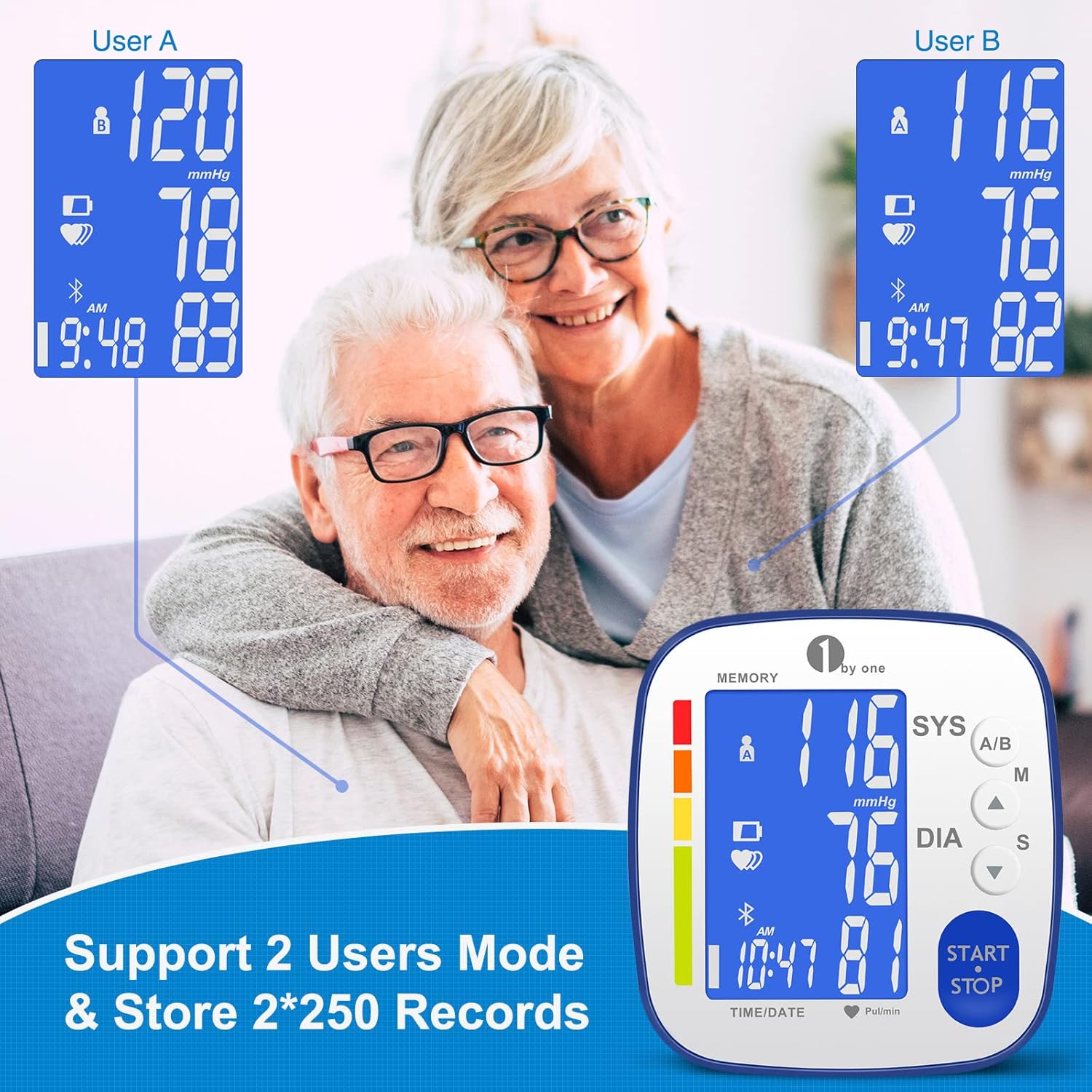 Bluetooth Arm Blood Pressure Monitor (Refurbished B)
