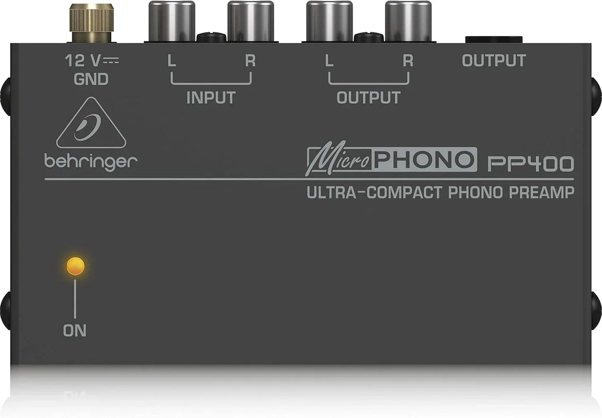 Behringer PP400 Ultra‑Compact Phono Preamp with RCA & TRS - Gomix Brands Outlet