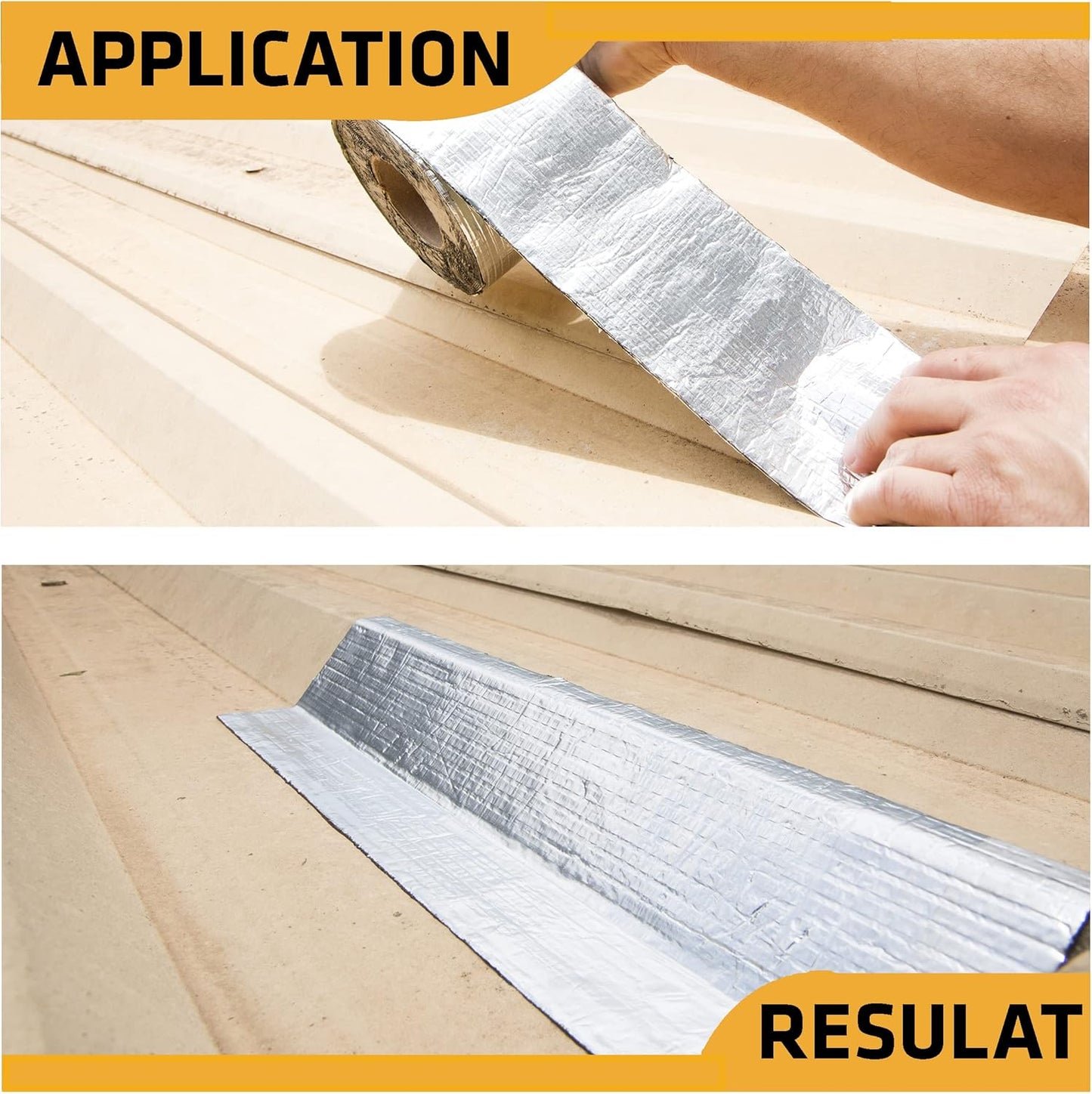 Sika Multiseal 82813 Self‑Adhesive Cold Tape Silver 150mm × 10 m