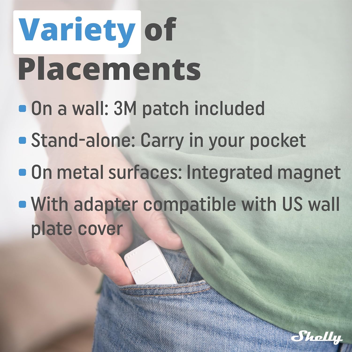 Shelly BLU RC Button 4 Bluetooth Smart Remote Switch