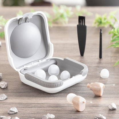 InnovaGoods Hearzy In‑Ear Sound Amplifier with 3 Modes, Mic, and 35‑Hour Battery