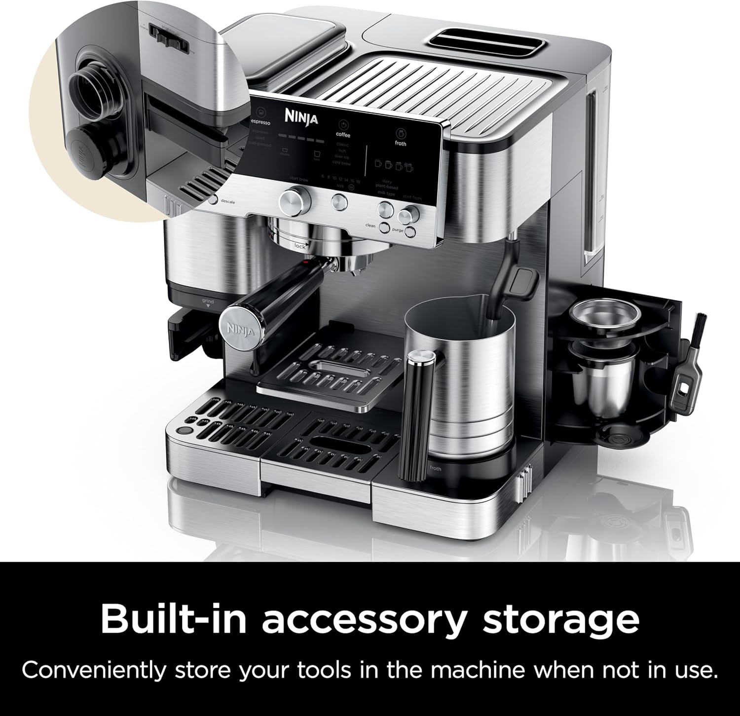 Ninja Luxe Café Premier Series Espresso & Drip Coffee Maker