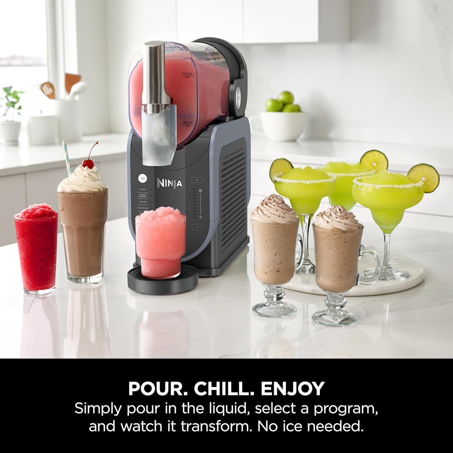 Ninja SLUSHi Professional Frozen Beverage Maker: Rapid Chill, 2.5L