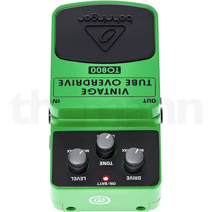 Behringer TO800 Vintage Tube Overdrive Pedal for Guitar