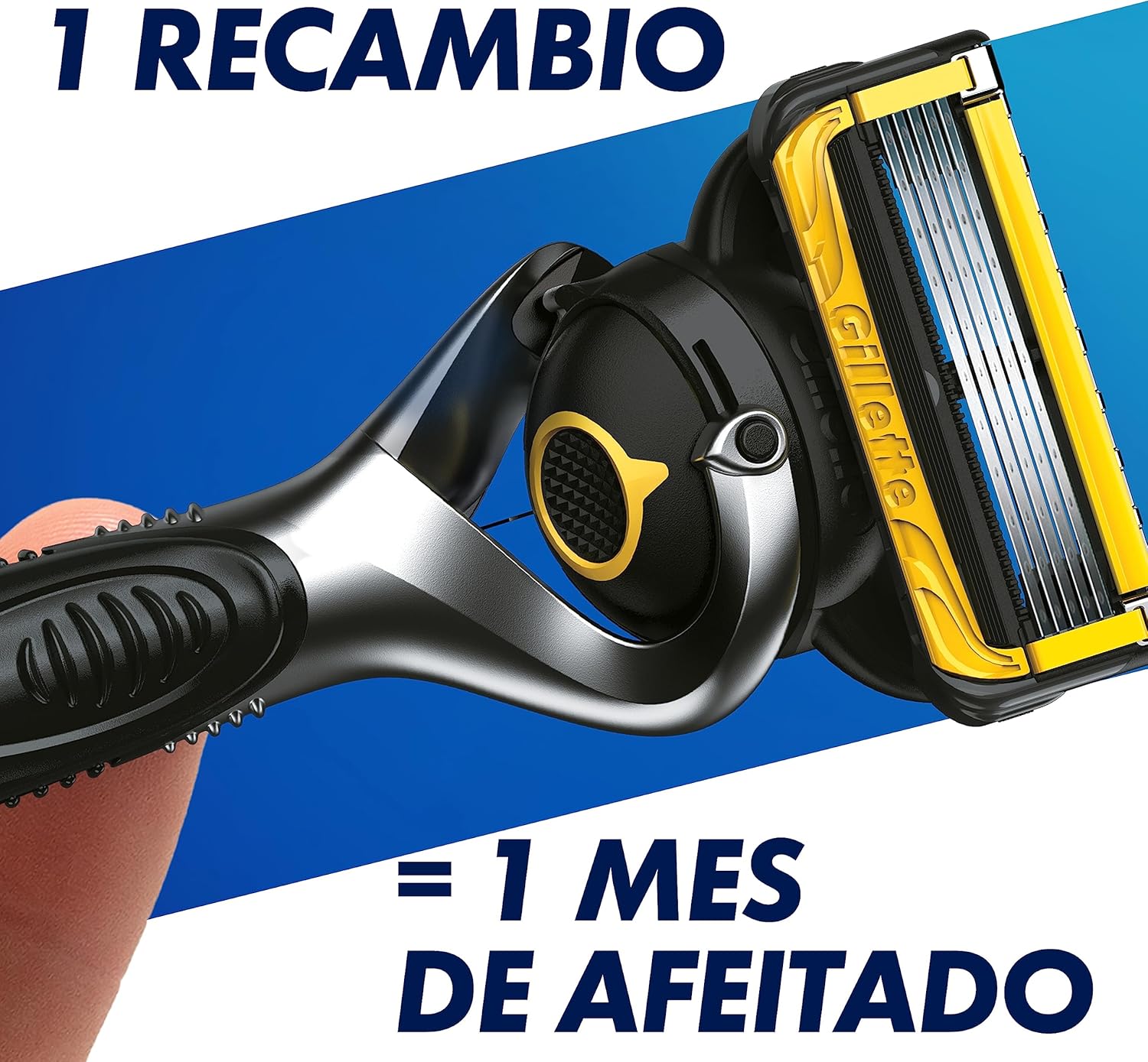 Gillette ProShield 9-Blade Razor with FlexBall Skin Protection